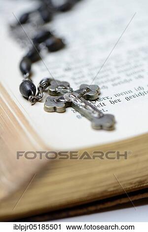 Crucifix on bible View Large Photo Image Stock Image - Crucifix on bible. Fotosearch