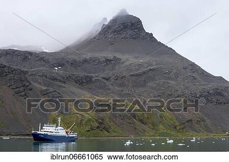 Cruise ship in the bay of Grytviken, South Georgia, Antarctica View Large Photo Image Stock Photography - Cruise ship in the bay of Grytviken, South Georgia, Antarctica. Fotosearch