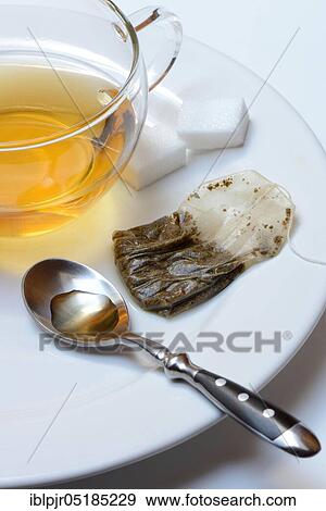 Cup of tea with tea bag View Large Photo Image Stock Photo - Cup of tea with tea bag. Fotosearch