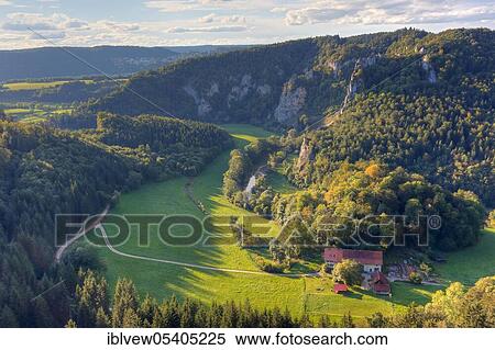 Danube valley, farm, Upper Danube nature park Park, Baden-Württemberg, Germany, Europe View Large Photo Image Stock Photography - Danube valley, farm, Upper Danube nature park Park, Baden-Württemberg, Germany, Europe. Fotosearch