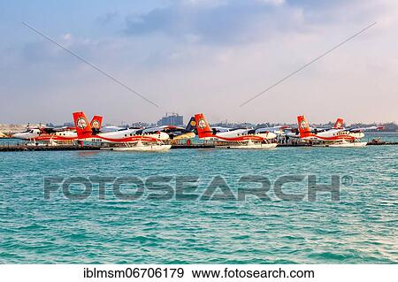 De Havilland Canada Twin Otter seaplanes of TMA, Trans Maldivian Airways at Male Airport, Maldives, Asia View Large Photo Image Stock Photo - De Havilland Canada Twin Otter seaplanes of TMA, Trans Maldivian Airways at Male Airport, Maldives, Asia. Fotosearch
