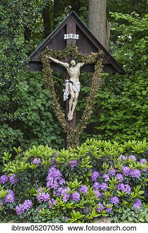 Decorated Court Cross, Cloppenburg, Lower Saxony, Germany, Europe View Large Photo Image Stock Photograph - Decorated Court Cross, Cloppenburg, Lower Saxony, Germany, Europe. Fotosearch