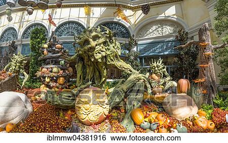 Decoration forest shape, Autumn, seasonal decorations, Autumn Harvest Display, Bellagio Hotel and Casino, Las Vegas, Nevada, USA, North America View Large Photo Image Stock Photograph - Decoration forest shape, Autumn, seasonal decorations, Autumn Harvest Display, Bellagio Hotel and Casino, Las Vegas, Nevada, USA, North America. Fotosearch