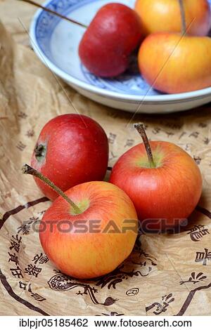 Stock Image - Decorative apples ( Malus). Fotosearch