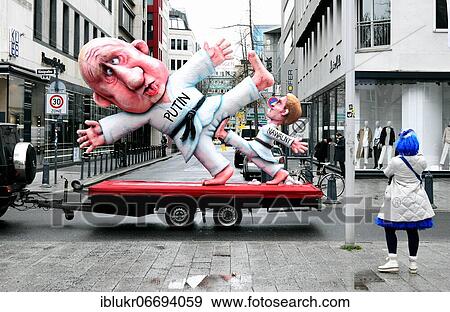 Despite the carnival being cancelled because of Corona, float builder Jacques Tilly sends a few theme floats through the almost empty Düsseldorf on Rose Monday View Large Photo Image Stock Photo - Despite the carnival being cancelled because of Corona, float builder Jacques Tilly sends a few theme floats through the almost empty Düsseldorf on Rose Monday. Fotosearch