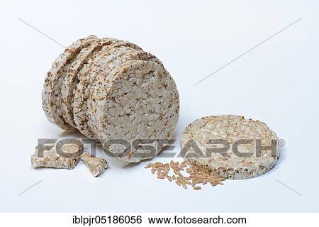 Stock Photograph - Dinkel wheat-waffles and grains, waffle, waffles. Fotosearch