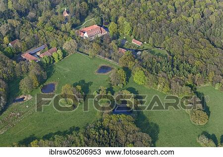 Stock Image - Dinklage Castle Monastery, Dinklage, Vechta County, Lower Saxony, Germany, Europe. Fotosearch