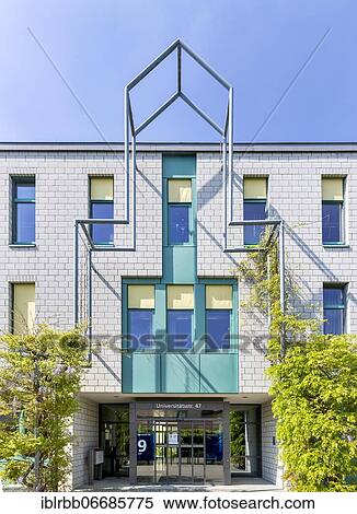 Stock Photography - Distance University Hagen, Administration Building, Hagen, Westphalia, Ruhr Area, North Rhine-Westphalia, Germany, Europe. Fotosearch