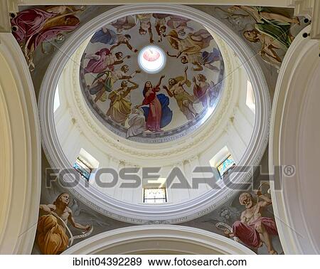 Dome in the Cathedral of St. Nicholas, Noto, Sicily, Italy, Europe View Large Photo Image Stock Photo - Dome in the Cathedral of St. Nicholas, Noto, Sicily, Italy, Europe. Fotosearch