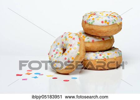 Donuts with sugar confetti, doughnut View Large Photo Image Stock Image - Donuts with sugar confetti, doughnut. Fotosearch