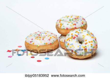 Donuts with sugar confetti, doughnut View Large Photo Image Stock Image - Donuts with sugar confetti, doughnut. Fotosearch