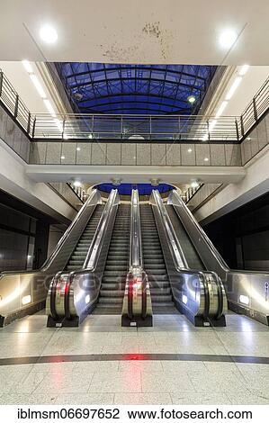 Dortmund Metro Subway Station Escalator Stop Station Westfalenhallen in Dortmund, Germany, Europe View Large Photo Image Stock Image - Dortmund Metro Subway Station Escalator Stop Station Westfalenhallen in Dortmund, Germany, Europe. Fotosearch