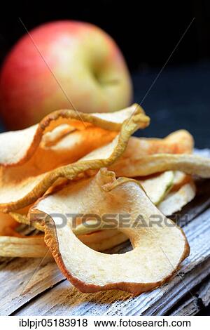 Stock Photo - Dried apple slices, dried apple. Fotosearch