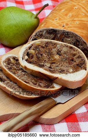 Engadine pear bread, Engadine, Switzerland, Europe View Large Photo Image Stock Image - Engadine pear bread, Engadine, Switzerland, Europe. Fotosearch