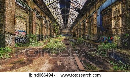 Engine Factory, Lost Place, Cologne, North Rhine-Westphalia, Germany, Europe View Large Photo Image Stock Image - Engine Factory, Lost Place, Cologne, North Rhine-Westphalia, Germany, Europe. Fotosearch