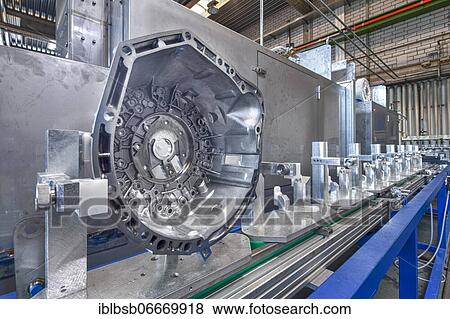 Engine part on the assembly line of the car parts factory, Laupheim, Baden-Württemberg, Germany, Europe View Large Photo Image Stock Photo - Engine part on the assembly line of the car parts factory, Laupheim, Baden-Württemberg, Germany, Europe. Fotosearch
