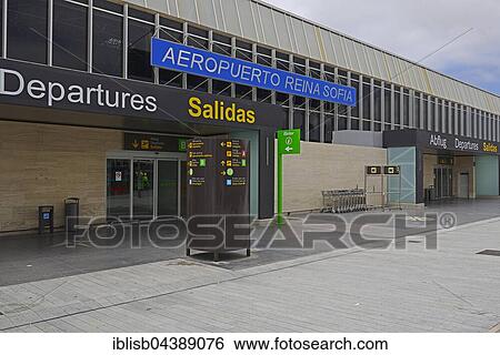 Entrance, Tenerife South Reina Sofia Airport, Tenerife, Canary Islands, Spain, Europe View Large Photo Image Stock Photograph - Entrance, Tenerife South Reina Sofia Airport, Tenerife, Canary Islands, Spain, Europe. Fotosearch