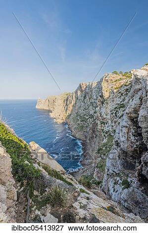 Es Colomer, Cap Formentor, Majorca, Spain, Europe View Large Photo Image Stock Photo - Es Colomer, Cap Formentor, Majorca, Spain, Europe. Fotosearch