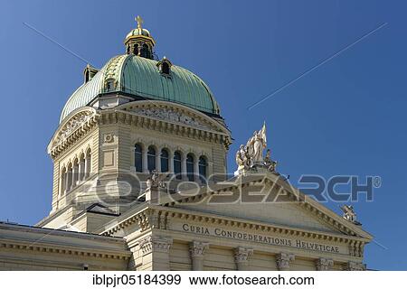 Stock Photo - Federal Palace, Parliament Building, Bern, Canton of Bern, Switzerland, Europe. Fotosearch