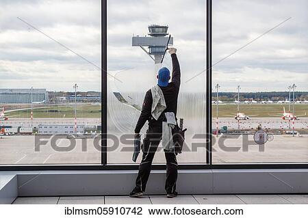 Final cleaning work at the new Berlin Brandenburg BER Willy Brandt Airport Terminal 1, Berlin, Germany, Europe View Large Photo Image Stock Image - Final cleaning work at the new Berlin Brandenburg BER Willy Brandt Airport Terminal 1, Berlin, Germany, Europe. Fotosearch