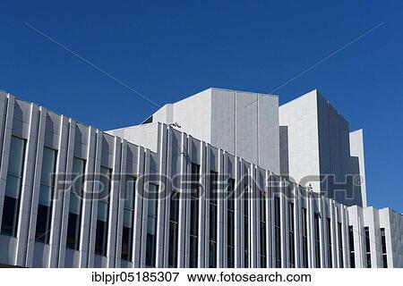 Stock Photo - Finlandia Hall, white marble, architect Alvar Aalto, Helsinki, Finland, Europe. Fotosearch