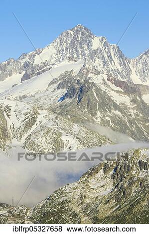 Finsteraarhorn, 4274 m, Switzerland, Europe View Large Photo Image Stock Photo - Finsteraarhorn, 4274 m, Switzerland, Europe. Fotosearch