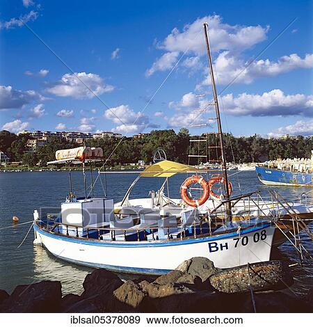 Fishing harbour, Bjala, Bulgaria, Europe View Large Photo Image Stock Photo - Fishing harbour, Bjala, Bulgaria, Europe. Fotosearch