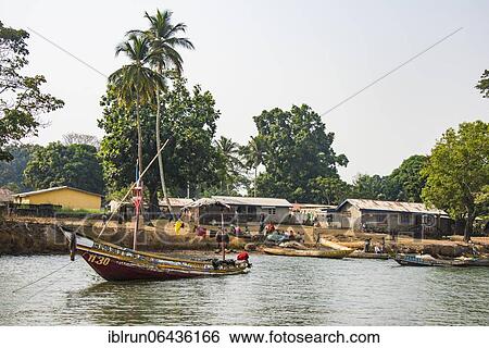Fishing village on the former sklave colony Tasso island, Sierra Leone, Africa View Large Photo Image Stock Photograph - Fishing village on the former sklave colony Tasso island, Sierra Leone, Africa. Fotosearch