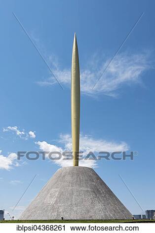 Stock Image - Flame of Freedom, sculpture, Odaiba, Tokyo, Japan, Asia. Fotosearch