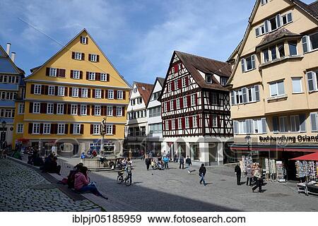 Fountain St. George the Dragon Slayer, Old Town, Tübingen, Baden-Württemberg, Swabian Alb, Germany, Europe View Large Photo Image Stock Photo - Fountain St. George the Dragon Slayer, Old Town, Tübingen, Baden-Württemberg, Swabian Alb, Germany, Europe. Fotosearch