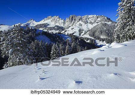 Stock Photo - Gastlosen, Jaunpass, Fribourg Prealps, Switzerland, Europe. Fotosearch