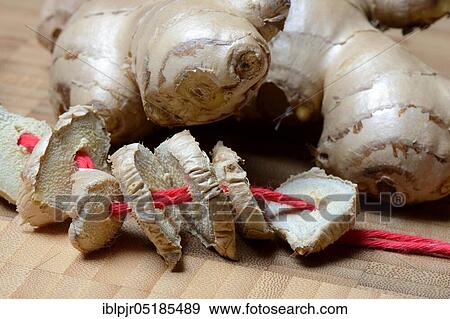 Ginger Tuber (Zingiber officinale) and dried slices View Large Photo Image Stock Photo - Ginger Tuber (Zingiber officinale) and dried slices. Fotosearch