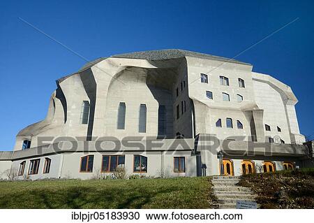 Goetheanum, architect Rudolf Steiner, seat of the Anthroposophical Society, Dornach, Canton of Solothurn, Switzerland, Europe View Large Photo Image Stock Image - Goetheanum, architect Rudolf Steiner, seat of the Anthroposophical Society, Dornach, Canton of Solothurn, Switzerland, Europe. Fotosearch