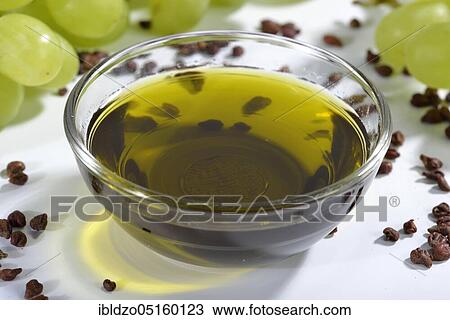 Grape seeds and grape seed oil (Vitis vinifera subsp. vinifera), grape seed oil View Large Photo Image Stock Image - Grape seeds and grape seed oil (Vitis vinifera subsp. vinifera), grape seed oil. Fotosearch