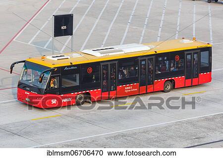 Hainan Airlines airport bus Aeroabus-6300 at Beijing airport, China, Asia View Large Photo Image Stock Image - Hainan Airlines airport bus Aeroabus-6300 at Beijing airport, China, Asia. Fotosearch