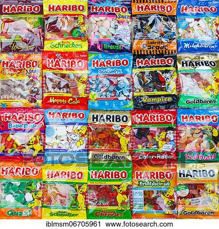 Haribo gummy bears different varieties wallpaper square, Germany, Europe View Large Photo Image Stock Image - Haribo gummy bears different varieties wallpaper square, Germany, Europe. Fotosearch