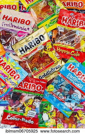 Haribo gummy bears gummy bears different varieties wallpaper, Germany, Europe View Large Photo Image Stock Photography - Haribo gummy bears gummy bears different varieties wallpaper, Germany, Europe. Fotosearch