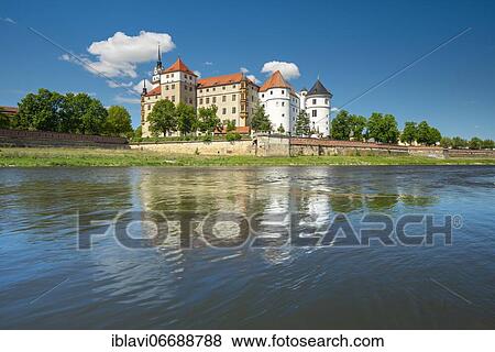 Hartenfels Castle on the Elbe, Torgau, Saxony, Germany, Europe View Large Photo Image Stock Photo - Hartenfels Castle on the Elbe, Torgau, Saxony, Germany, Europe. Fotosearch