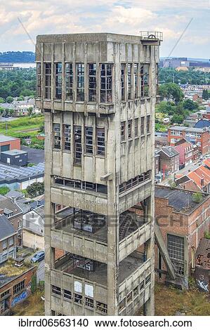 Stock Image - Hasard Colliery, Cheratte 10, coal mine, Lost Place, Cheratte, Visé, Liège, Wallonia, Belgium, Europe. Fotosearch