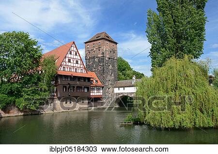 Henkersteg an der Pegnitz, Nuremberg, Central Franconia, Bavaria, Germany, Europe View Large Photo Image Stock Image - Henkersteg an der Pegnitz, Nuremberg, Central Franconia, Bavaria, Germany, Europe. Fotosearch