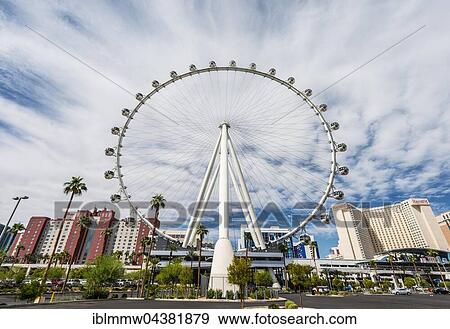 Stock Photo - High Roller, Ferris wheel, Las Vegas, Nevada, USA, North America. Fotosearch