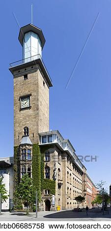 Historic Town Hall, Town Hall Tower, Hagen, Westphalia, Ruhr Area, North Rhine-Westphalia, Germany, Europe View Large Photo Image Stock Photo - Historic Town Hall, Town Hall Tower, Hagen, Westphalia, Ruhr Area, North Rhine-Westphalia, Germany, Europe. Fotosearch