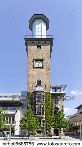 Historic Town Hall, Town Hall Tower, Hagen, Westphalia, Ruhr Area, North Rhine-Westphalia, Germany, Europe View Large Photo Image Stock Photograph - Historic Town Hall, Town Hall Tower, Hagen, Westphalia, Ruhr Area, North Rhine-Westphalia, Germany, Europe. Fotosearch