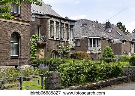 Hohenhagen Artists' Colony, Artists' Villas, Hagen Impulse, Hagen, Westphalia, Ruhr Area, North Rhine-Westphalia, Germany, Europe View Large Photo Image Stock Photo - Hohenhagen Artists' Colony, Artists' Villas, Hagen Impulse, Hagen, Westphalia, Ruhr Area, North Rhine-Westphalia, Germany, Europe. Fotosearch
