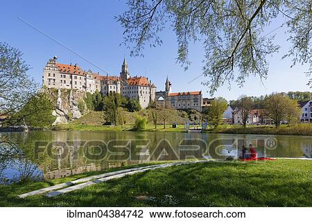 Hohenzollern Castle, River Danube, Sigmaringen, Upper Swabia, Swabia, Baden-Württemberg, Germany, Europe View Large Photo Image Stock Image - Hohenzollern Castle, River Danube, Sigmaringen, Upper Swabia, Swabia, Baden-Württemberg, Germany, Europe. Fotosearch