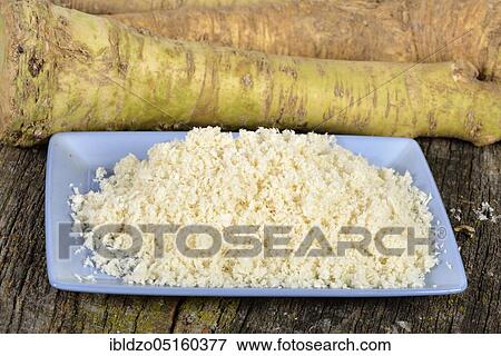 Horseradish (Cochlearia armoracia), horseradish View Large Photo Image Stock Photo - Horseradish (Cochlearia armoracia), horseradish. Fotosearch