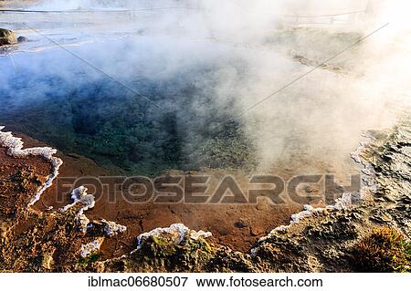 Hot spring, Haukadalur geothermal area, Golden Circle, South Iceland, Iceland, Europe View Large Photo Image Stock Photo - Hot spring, Haukadalur geothermal area, Golden Circle, South Iceland, Iceland, Europe. Fotosearch