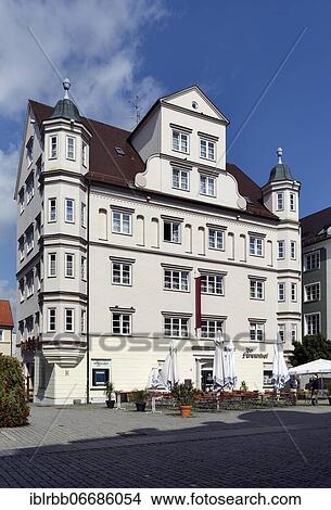 Hotel Fürstenhof, Parizierhaus am Rathausplatz, Kempten, Allgäu, Bavaria, Germany, Europe View Large Photo Image Picture - Hotel Fürstenhof, Parizierhaus am Rathausplatz, Kempten, Allgäu, Bavaria, Germany, Europe. Fotosearch
