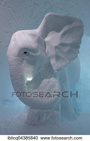 Ice sculpture, Elephant In The Room, designed Annasofia Maag, Icehotel, Jukkasjärvi, Norrbotten County, Sweden, Europe View Large Photo Image Stock Image - Ice sculpture, Elephant In The Room, designed Annasofia Maag, Icehotel, Jukkasjärvi, Norrbotten County, Sweden, Europe. Fotosearch