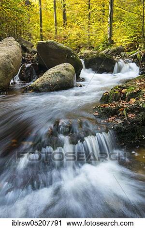 Stock Image - Ilsetal, Harz, Saxony-Anhalt, Germany, Europe. Fotosearch